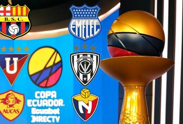 Copa Ecuador, sorteo, segunda fase, Barcelona SC, Emelec, Liga de Quito, Independiente de Valle, Aucas, El Nacional