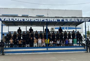 Los detenidos fueron presentados en Machala.