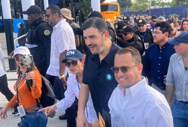 Aquiles Álvarez durante la rendición de cuentas este lunes 23 de junio.