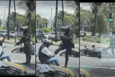 Policías detuvieron a sospechosos en el norte de Quito - Avenida 12 de Octubre