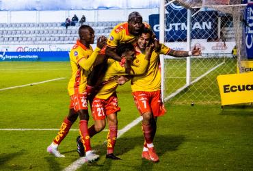 Bruno Miranda marcó el gol de la victoria para Aucas.