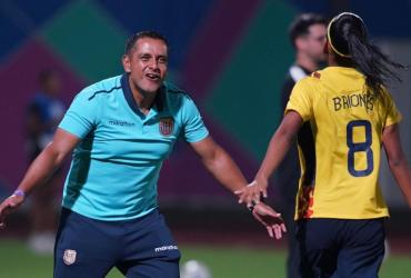 Víctor Idrobo el entrenador de la selección sub 17 de Ecuador.