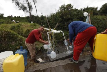 Emergencia por falta de agua en el sur de Quito