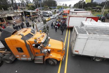 Paro transportistas Ecuador