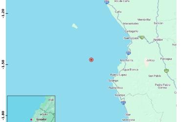 Cuarto temblor consecutivo en Puerto López, Manabí.