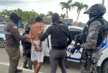 DETENCIÓN DE ALIAS BUCARÁN EN ESMERALDAS