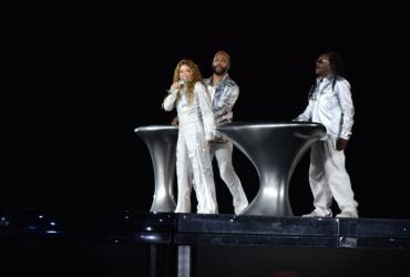 El show de la artista duró aproximadamente dos horas.