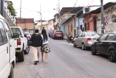 En este sector, en el Cerro del Carmen, se registró una balacera.