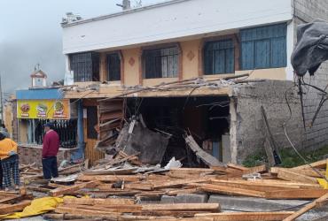 Se registró un choque en la vía Pifo-Papallacta; una persona falleció.