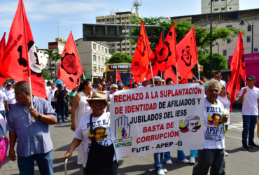 Marcha en Guayaquil.