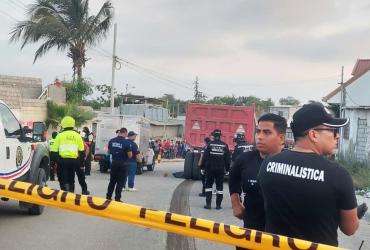 La tragedia de tránsito ocurrió en el barrio Brisas de La Libertad en la ciudad del mismo nombre en la provincia de Santa Elena