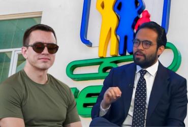 Daniel Noboa y Edgar Lama