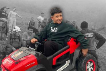 Niño desaparecido - cerro Puñay - rescate