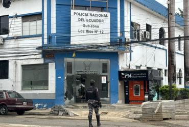 policía en Babahoyo