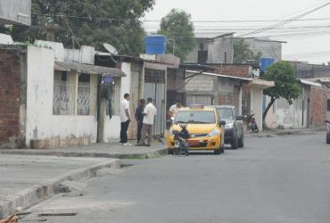 En este sector de Durán se registró una masacre.el domingo 7 de diciembre.