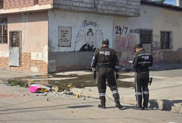 Los restos humanos fueron encontrados en una funda de regalo.