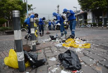 Recolección de basura en Quito