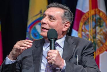 Jamil Mahuad, expresidente del Ecuador en los años 1999.