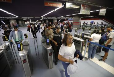 Los retrasos en el Metro de Quito se dieron la mañana de este 17 de diciembre.