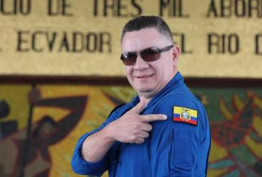 Juan Fernando Salinas, el ecuatoriano que viajará al espacio.