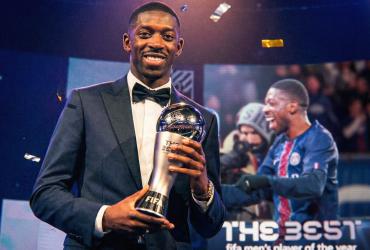 Ousmane Dembélé fue reconocido como el Mejor Jugador masculino del año.