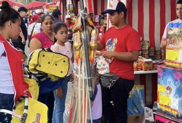 Feria pirotecnia Guayaquil