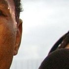 Luis Capurro (d), junto al expresidente de la Federación Ecuatoriana de Fútbol, Luis Chiriboga.