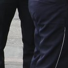 Este lunes 15 de junio de 2020, en el sitio de siniestro vial, dos agentes de la Comisión de Tránsito del Ecuador indagaban lo ocurrido.