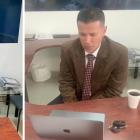 Estas imágenes de Jorge Luis Zambrano González recibiendo la titulación vía online se viralizaron en las redes.