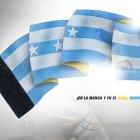El homenaje a Guayaquil Barcelona hizo una bandera.