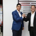  El binomio ganador: Jaime Estrada, vicepresidente y Francisco Egas, presidente. 