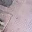 El estruche quedó registrado en cámaras de seguridad. Se observa a dos hombres entrar.