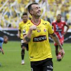 El volante de Barcelona, Damián Díaz, podría ser una de las sorpresas en la nómina de Ecuador.