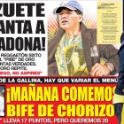 Portada de EXTRA del 9 de junio del 2009 con Maradona en la polémica.
