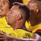 De locura está Barcelona... el festejo de los tres puntos ante el Guayaquil City.