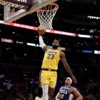 LOS ANGELES, CALIFORNIA - MARCH 03: LeBron James, figura indiscutible de Los Angeles Lakers.