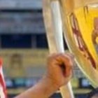 Hernán Lucas, de cuerpo de utilería de Barcelona con la estrella 16.