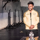 Efraín celebrando su cumpleaños número 36, después de su entrenamiento de crossfit.