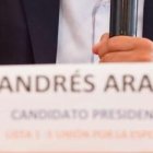 Arauz prefiere esperar al 100 % del escrutinio de los votos para ver con quién participará en la segunda vuelta.