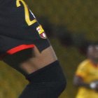 Byron Castillo estuvo bien en el segundo partido y hasta hizo un gol.