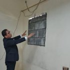 El fiscal Peña dijo que a pesar de los daños materiales se sigue atendiendo al público.