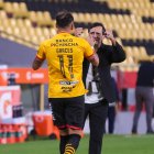 Carlos Garcés y Fabián Bustos, una buena dupla de Barcelona en Libertadores.