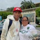 Gonzalo Plata y su madrecita Mónica Jiménez.