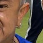 Jorgito celebrando el triunfo del equipo Cruz Azul en México.