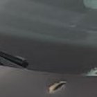 El carro en el que iba la víctima quedó con varios orificios a causa de la balacera.