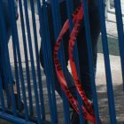 Ayer se reforzó la seguridad en el centro de abastos. Los comerciantes dicen que no tolerarán robos en el lugar.