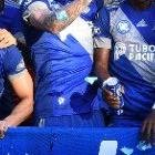 Toda la celebración azul en Manta.