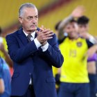 El entrenador Gustavo Alfaro de la selección de Ecuador.