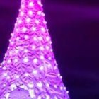 Durante 12 años este árbol navideño hecho de arena es orgullo de los habitantes de West Palm Beach, Florida.