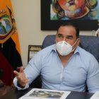 Dalton Narváez habla sobre el problema del agua potable en Durán.